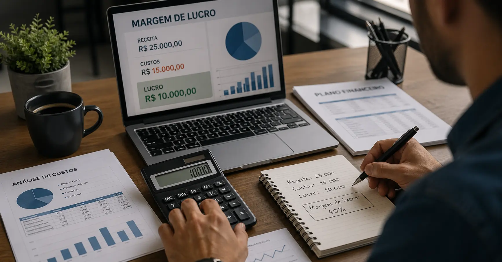 margem de lucro e precificação para autônomos