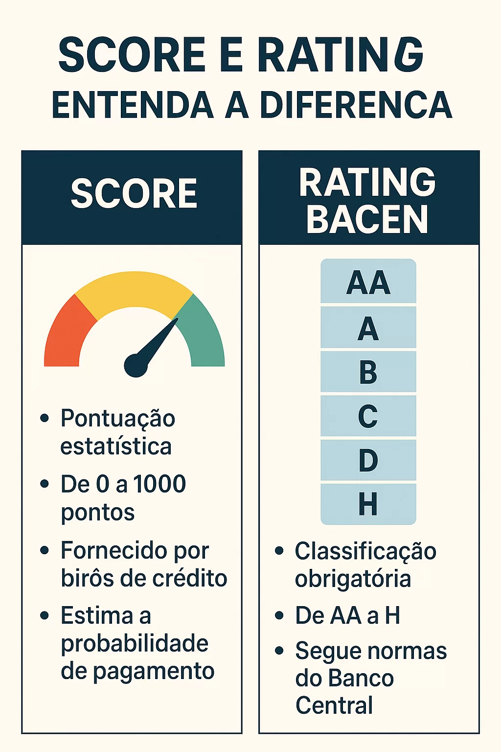 rating de créditos dos bancos